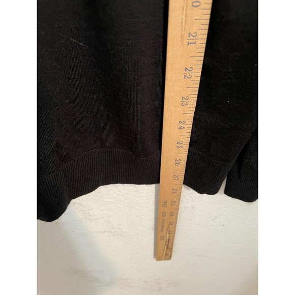 Ann Taylor 100% Merino Wool Black Turtleneck Sweater Women’s XXL Lightweight - Picture 4 of 7